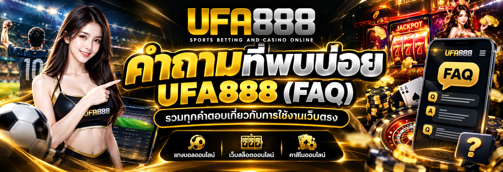 คำถามที่พบบ่อย UFA888 (FAQ) รวมทุกคำตอบเกี่ยวกับการใช้งานเว็บตรง
